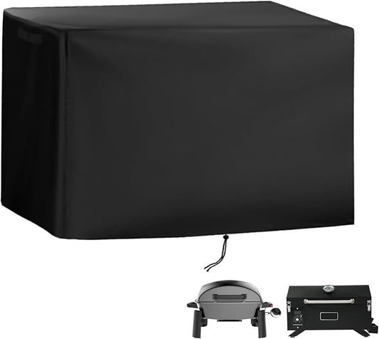 Grill Cover for Nexgrill 1-Burner Portable Propane Gas Grill 820-BC002, Heavy-Duty 600D Tabletop BBQ Cover for Country Smokers Pellet Grill GS150PPG
