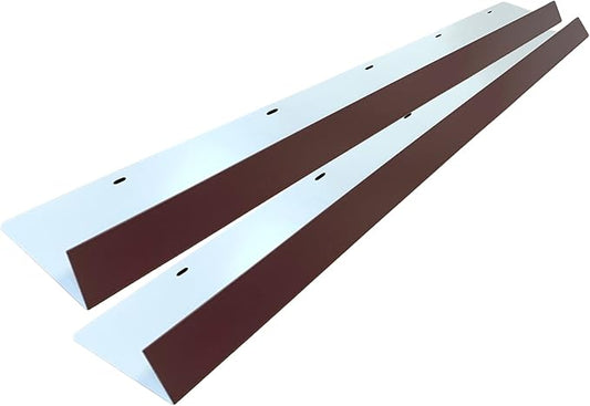 Eagle 1-26 Gauge 5 Foot Rain Diverter - Nails and Instructions Included (Mill Finish Aluminum, Copper, Galvanized, Stainless Steel & More) (2, Burgundy)