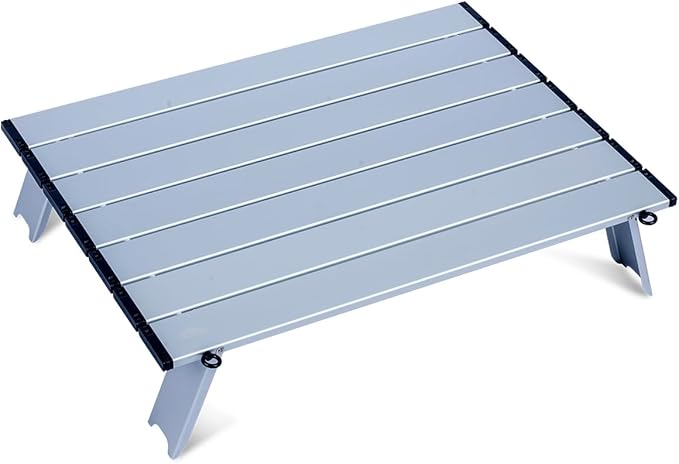 iClimb Ultralight Compact Mini Beach Picnic Folding Table with Carry Bag