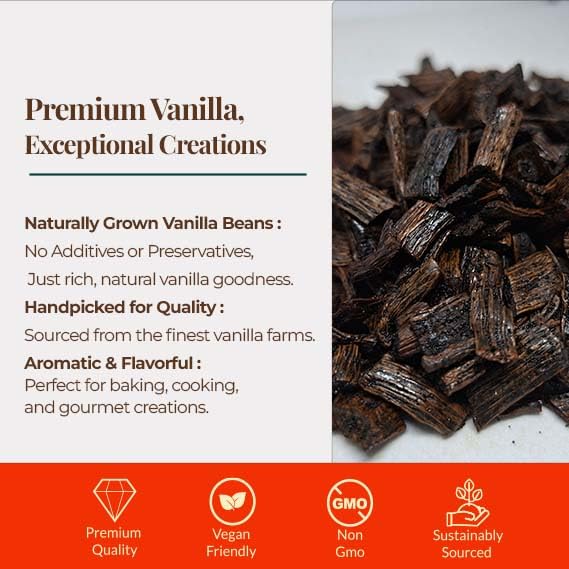 1 lb Vanilla Bean Splits, Cut From Whole Extract Grade B VanillaBeans For Making Vanilla Extract | Non-GMO. Perfect For Homemade Extract, Baking, VanillaPowder, & Icecream. by NYVanilla
