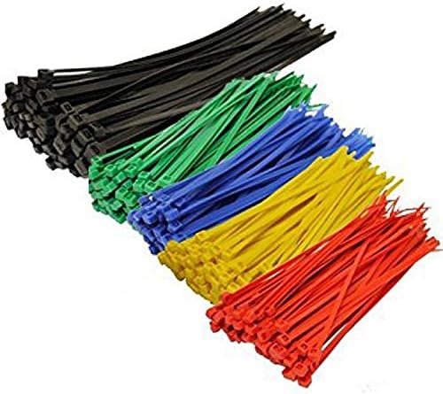 4 Inch Zip Ties (100 Pieces) 18lb Strength, Nylon Cable Wire Ties (Purple)