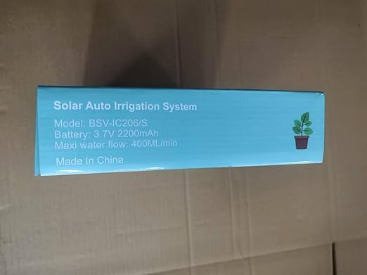 Solar Automatic Drip Irrigation System Houseplant Auto Self Watering Device Waterer for 15 Potted Plants Outdoor Indoor Garden Balcony Vacation While Away