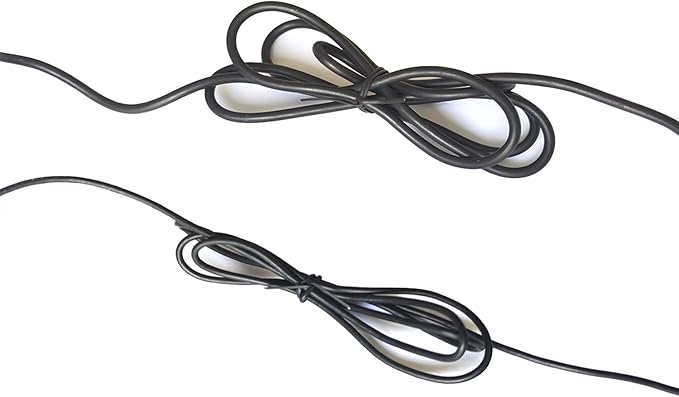 1000 pcs 8 inch Black Cable Twist Ties Plastic Twist Ties with Rugged Metal Innercores Reusable Fastening Cable Cord Wire Ties