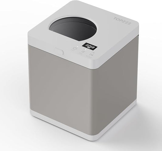 Kitchen Composter-3L Electric Composter for Kitchen Countertop, Compost Bin Outdoor/Indoor Odorless, 4H Fast Compsting, Beige