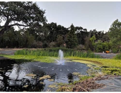 Custom Pro FT 14000 Floating Pond Fountain and Aerator | Complete Kit with 14,000 GPH Pump, 150 Foot Power Cord, 3 Spray Styles and More | 100% US-Based Customer Service and Warranty Support!