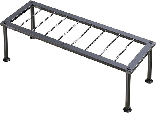 1 Tier Plant Stand: Ladder Plant Holder - Metal Flower Pot Stand - Heavy Duty Flower Rack for Living Room Patio Garden Corner Balcony and Courtyard.