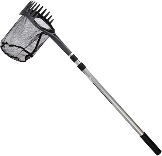 Aquascape Pond Shark Net, Skimming, Maintenance & Water Garden Tool, Extends 96" | 74005