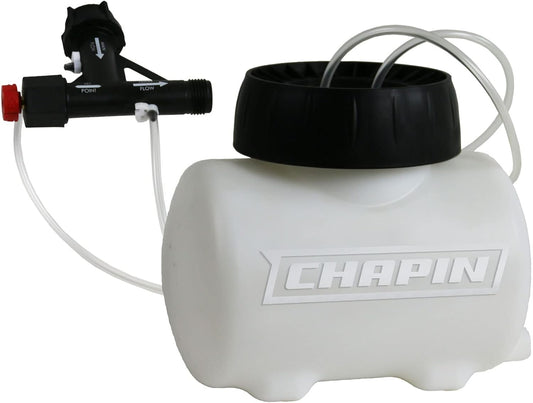 Chapin 4710 1-Gallon HydroFeed in-Line Fertilizing Injection System for Sprinklers and Direct Hose Use, 1-Pack, Translucent White