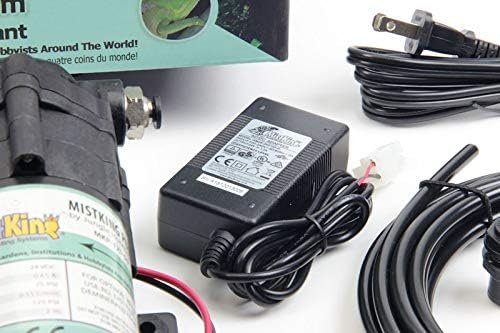 MistKing – Starter Misting System, 4th Gen | Used by Zoos, Botanical Gardens, Institutions & Hobbyists | Expandable to 10 Nozzles | Extremely Fine Mist | 50 Micron Droplets | MKSMS4-125-50