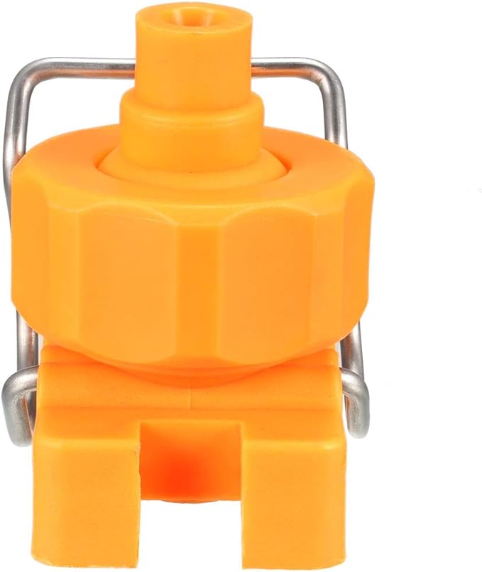 uxcell Spray Nozzle, 3/4" Adjustable Ball Flat Fan Full Cone Clamp Clip Nozzle Watering Irrigation