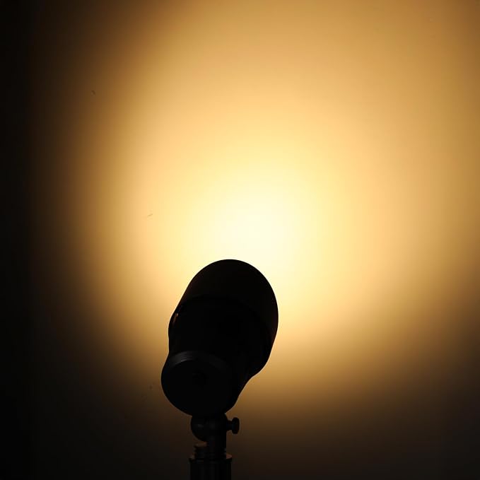 LEONLITE 8-Pack Low Voltage LED Landscape Spotlight, 5W 12V Pathway Lights Outdoor, CRI90, Aluminum Spot Lights for Garden, ETL Listed, IP65 Waterproof, 3000K Warm White, Oil Rubbed Bronze