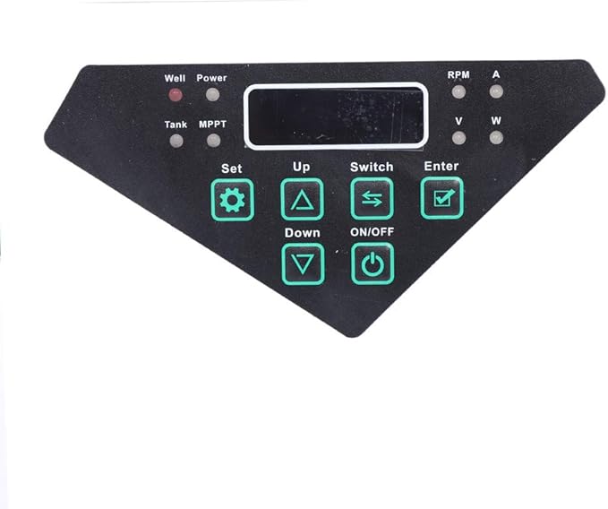 Deep Well Submersible Pump, 400W DC 48V Solar Water Pump 3Inch Stainless Steel Submersible Well Pump, Maximum Head 154.2ft for Farm Ranch Irrigation