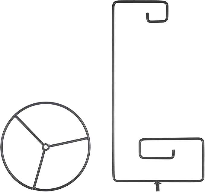 Ornament Display Stand Air Plant Stand Iron Hanging Stand Flower Pot Stand Rack Holder for Hanging Glass Globe Witch Ball Terrarium Home Wedding and Christmas Ornament