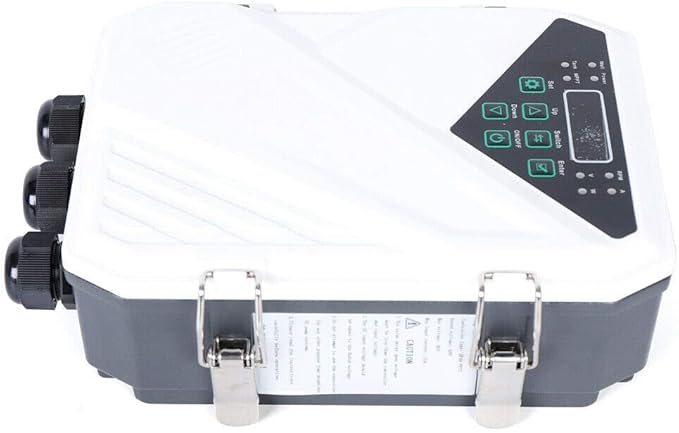 3 Inch Solar Water Pump Submersible Well Deep Bore Screw Well Garden Irrigation Kit with MPPT Controller (48V 400W)