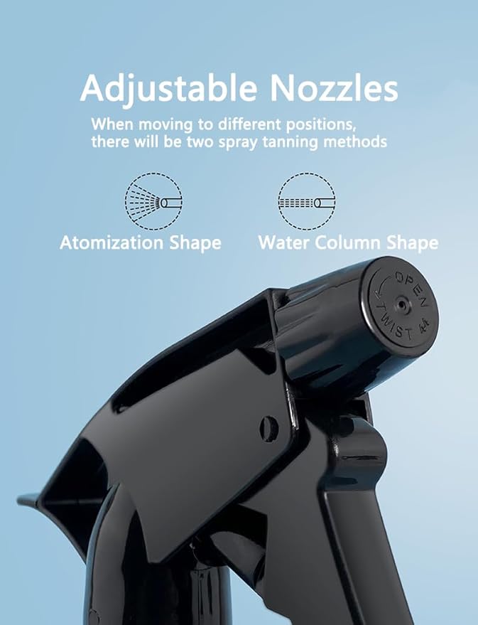 30 PCS Plastic Spray Bottles 8 oz Empty Spray Bottle with Adjustable Nozzle Mini Spray Bottle Liquid Sprayer for Kitchen Cleaning Hair Bath Beauty Spa Water Plants