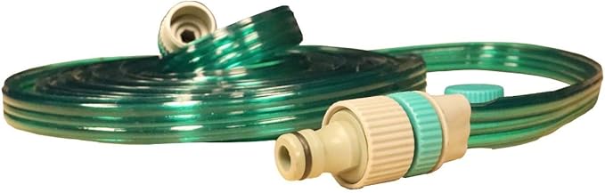 TentandTable PVC Plastic Water Misting Hose | 20-Foot Long | for Inflatable Water Slide Bounce Houses