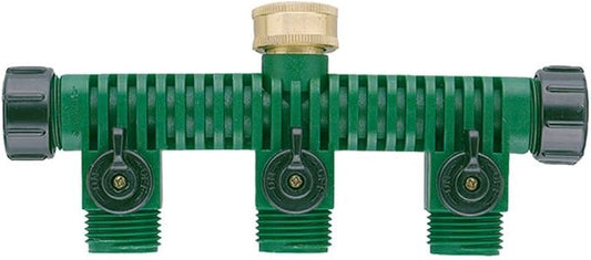 Orbit 62009 3-Way Plastic Hose Faucet Valve Manifold