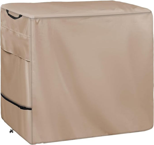 Outdoor Prep Table Cover - Heavy Duty Waterproof Cover for Outdoor Stainless Steel Table,Khaki