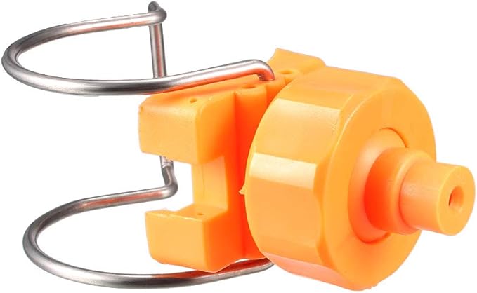 uxcell Spray Nozzle, 2" Adjustable Ball Flat Fan Full Cone Clamp Clip Nozzle Watering Irrigation