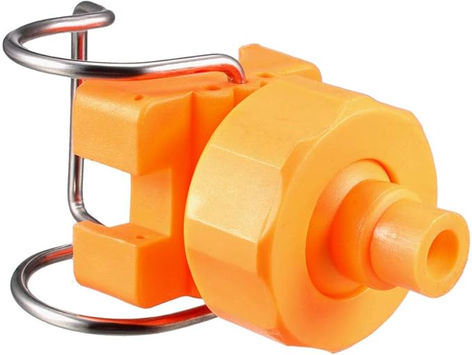 uxcell Spray Nozzle, 1" Adjustable Ball Flat Fan Full Cone Clamp Clip Nozzle Watering Irrigation