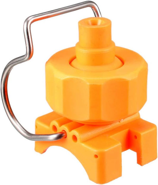 uxcell Spray Nozzle, 1" Adjustable Ball Flat Fan Full Cone Clamp Clip Nozzle Watering Irrigation