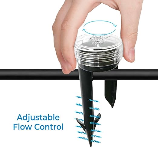 Spike 4-Pack - Deep Underground Dripper, Tree & Plant Root Watering Drip Irrigation & Fertilizer Stake (1/2" Female NPT Compatible with All Connectors, Water Hose, Drip & PVC)