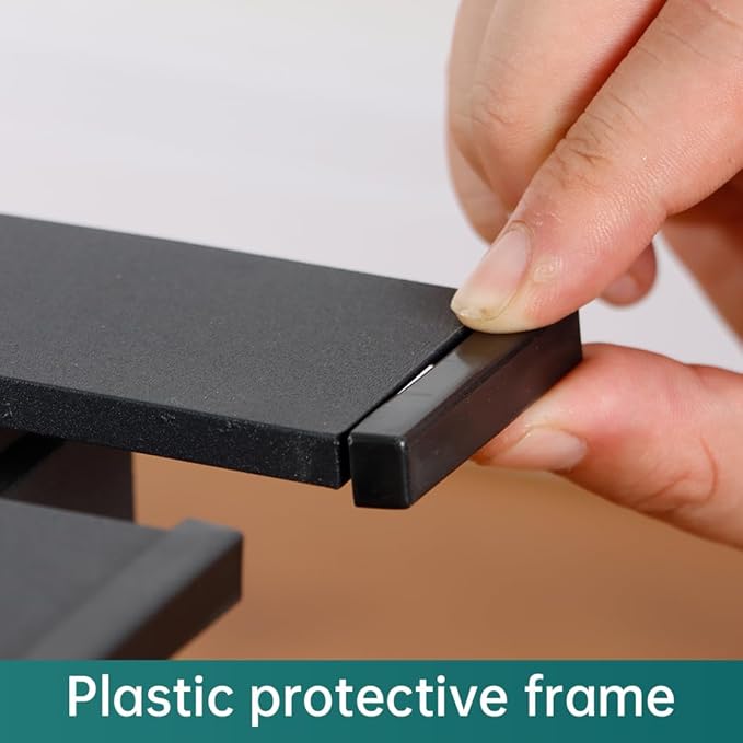 Sturdy 2-Tier Metal Plant Stand for Outdoor & Indoor, Decorative Planter Display Shelf Unit for Garden Patio Balcony Living Room