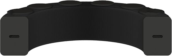 Foldable Kraft Paper Stool, Honeycomb Accordion Folding Bench, Collapsible Paper Stool for Small Spaces, Portable Footrest and Side Table for Living Room and Office,Black-44×31×300cm