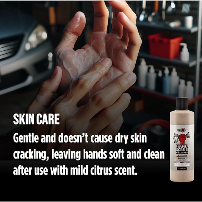 FIMCO 5302957 (ATV-DMS-12V-2RC) 2.2 cu ft ATV/UTV Dry Material Spreader with 2" Receiver Mount & Rain Cover Bundle with DU-Most Heavy-Duty Walnut Hand Scrub & Cleaner, 16 oz