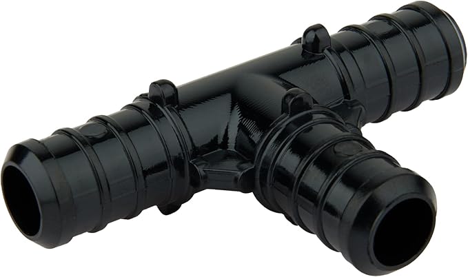(Pack of 10) EFIELD Poly PPSU Pex Crimp Fitting 1/2" X 1/2" X 1/2" Tee For Pex Tubing Connection, ASTM F2159,(PPSU1807007-10PCS)