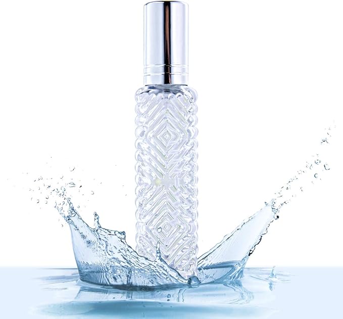 H&D HYALINE & DORA Vintage Refillable Perfume Bottles Glass Empty Spray Bottle Wedding Gifts Car Decor Set of 4