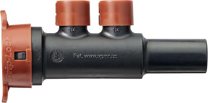 Orbit 67047-1/2" x 1/4" Drip-Lock 2-Port Extension Manifold (10)
