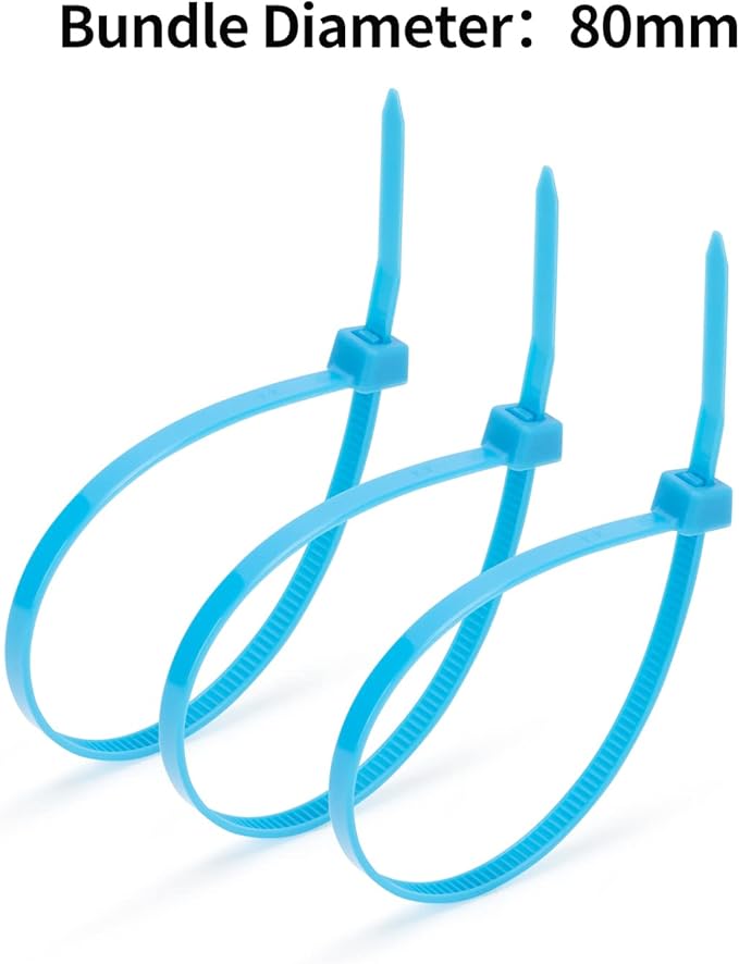 XINGO 100 PCS 12 inch Cable Zip Ties Heavy Duty,120 lbs Tensile Strength, Self-Locking Premium Nylon Zip Ties for Indoor and Outdoor Use (Purple)