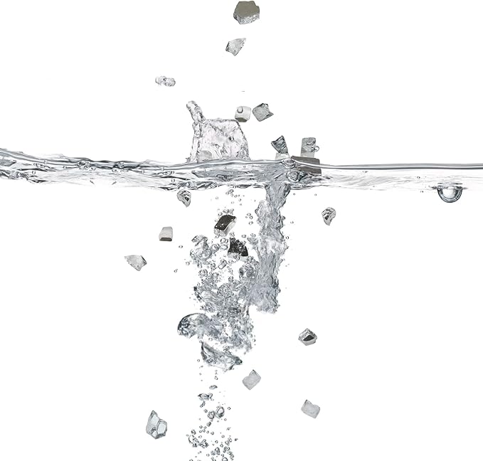 Mr. Fireglass 10 Pounds Fire Glass - 1/4 Inch High Luster Reflective Tempered Glass Rocks for Fireplace Fire Pit Table and Landscaping, Platinum