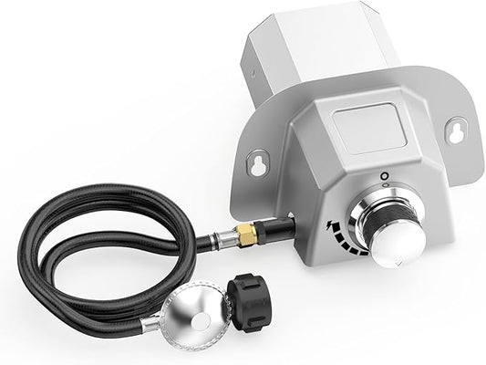 Uniflasy Gas Burner for Ooni Pizza Oven Accessories, for Ooni Karu 12 Gas Burner Attachment, Replace for 12G Adapter, for Fyra 12 with Propane Conversion Kit, fits Bighorn Outdoors Pizza Oven 12"