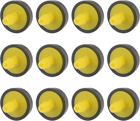 METALLIXITY Pressure Compensating Dripper, (5 Gallon Per Hour) 20Pcs, Plastic Irrigation Drip Emitters - for Watering Garden Lawn Plants, Yellow