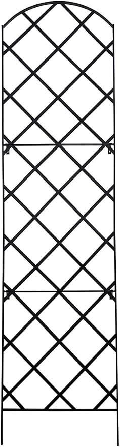 Giant Trellis, 108” high (9’ Tall) by 28” Wide Trellis with Arched top - by Meranti Home + Garden