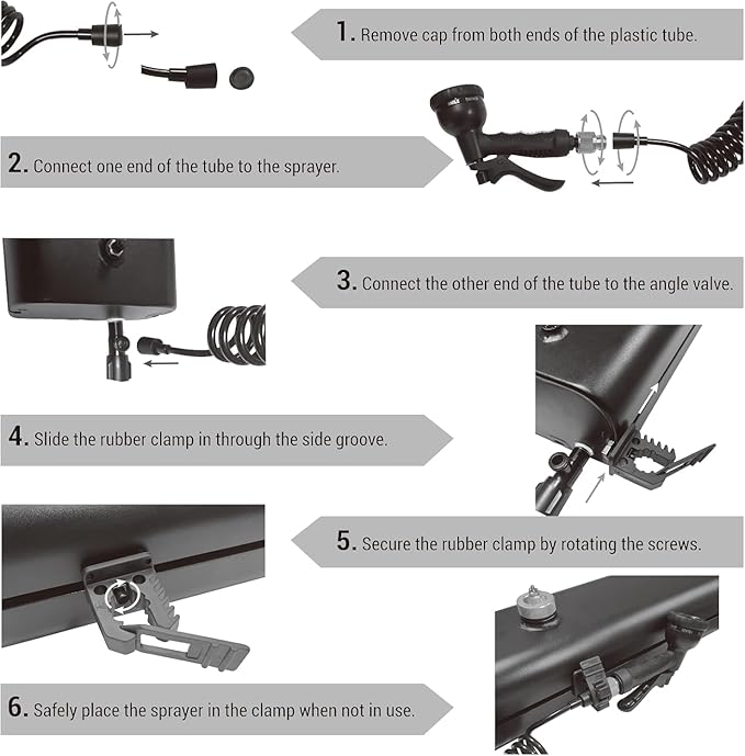 Pressurized Shower Water Tank 8 GL