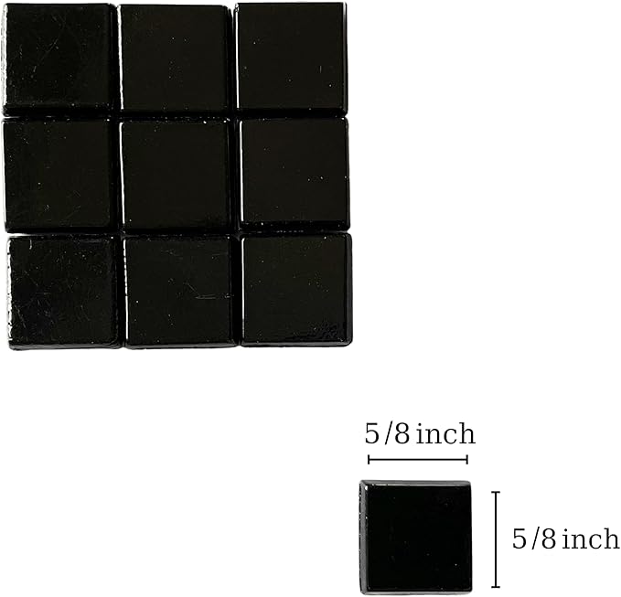 SMEIINIK 1.1lb Bulk Single Iridescent Color Mosaic Tiles for Crafts, Glass Mosaic Pieces for Mosaic Puzzles, Stained Glass Tiles for Mosaic DIY, Mosaic Making Supplies(AJ49-38)