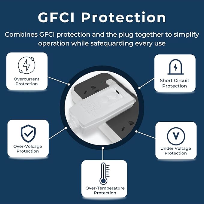 Giraffe Tools 25FT Heated RV Water Hose for Drinking with GFCI & Energy Saving Thermostat, 5/8-Inches Lead and BPA Free Heated Garden Hose Withstand Down to -20℉