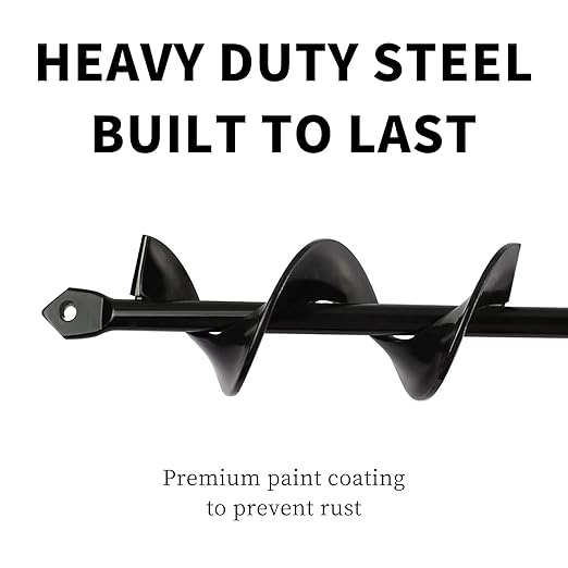 Garden Auger Drill Bit for Planting – 1.6x9 Inch Garden Auger,Rapid Planter Bulb & Bedding Plant Auger for 3/8" Hex Drive Drill – Ideal Bulb Planter Tool for Tulips