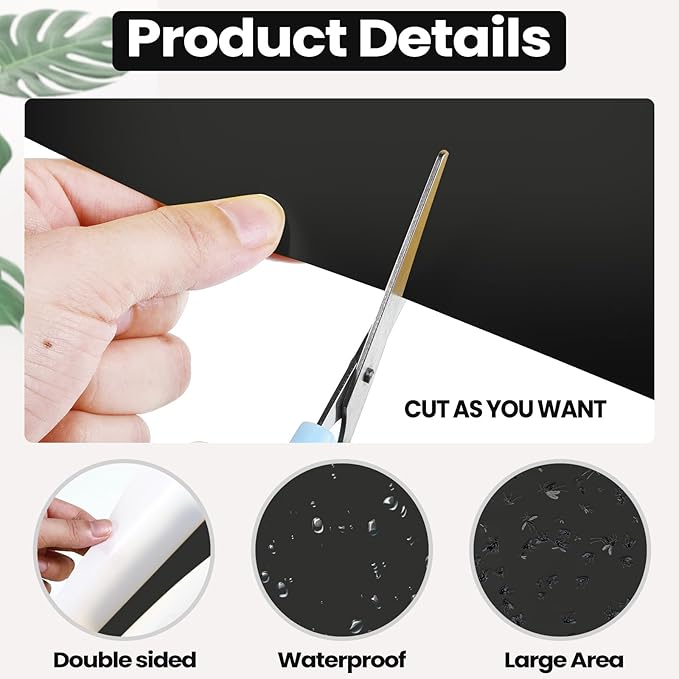 Qualirey 100 Pcs 6 x 8 Inch Sticky Traps for Plant Double Sided Sticky Trap for Gnats with Twist Ties Fly Traps for Fruit Insect Fungus Bugs Indoor Outdoor (Black)