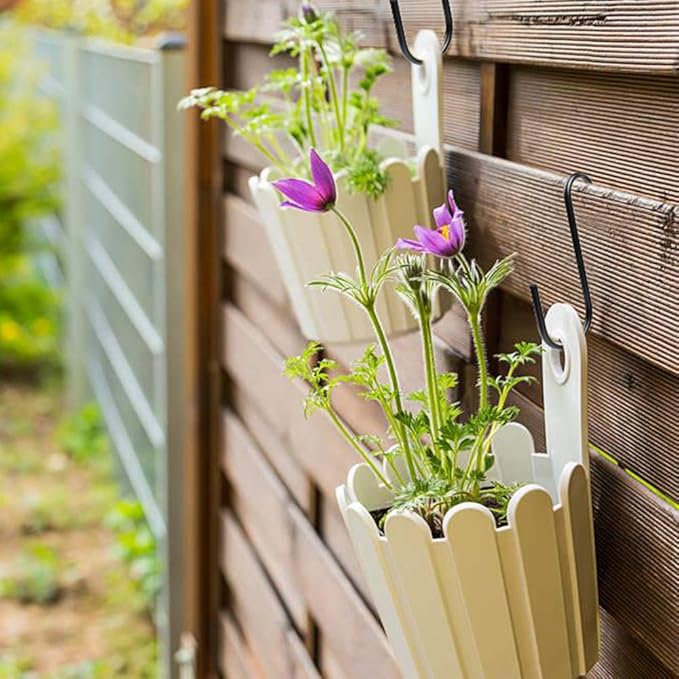 Vindar 4 Pack 6 Inches Bird Feeders Hooks Extra Large S Shape Hooks Heavy Duty S Shape Hook for Hanging Wind Chimes, Garden Ornaments, Gardening Tools, Bird House, Lanterns, Kitchenware