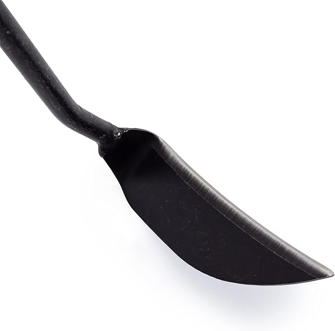 Barebones Japanese Weeding Hoe - Hoe Garden Tool - Durable Stainless Steel Hand Tool for Weeding and Digging (Walnut/Black)