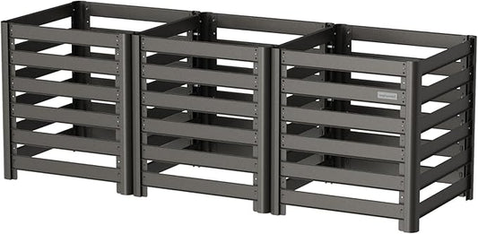 Vego Garden 32" Tall Modular Compost Bin 90" x 30" x 32"