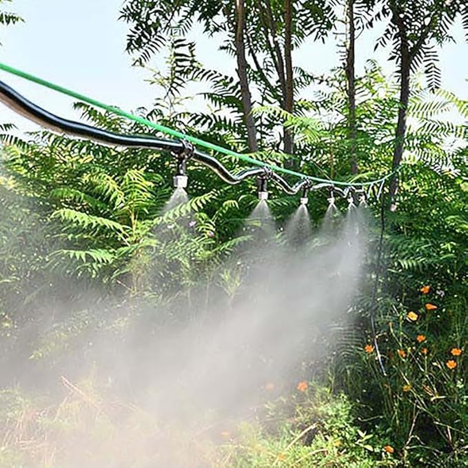 1/4 Inch Drip Irrigation Tubing Fitting to Faucet Adapter Connector, 2 Way Y Splitter for 3/4" Inch Garden Hose to 1/4 Inch Drip Irrigation Hose