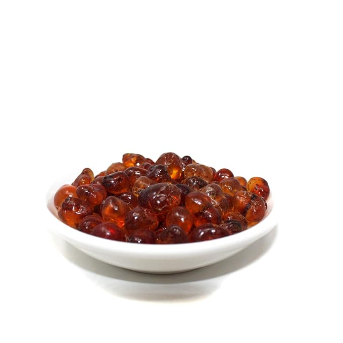 DABC OAK LAND Wild Peach Gum, 100% Natural Edible Peach Blossom, Tears Tao Jiao Peachs Resin, Collagen Boosting for Skin & Health, Food Additives Free for Dessert, Drink, Soup, 1LB of 3 Bags total3LB