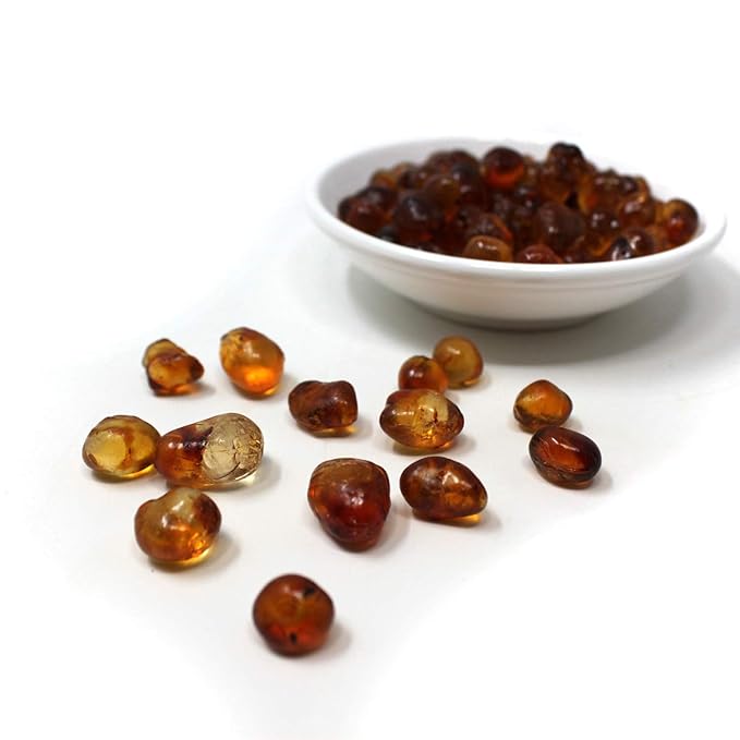 DABC OAK LAND Wild Peach Gum, 100% Natural Edible Peach Blossom, Tears Tao Jiao Peachs Resin, Collagen Boosting for Skin & Health, Food Additives Free for Dessert, Drink, Soup, 1LB of 3 Bags total3LB