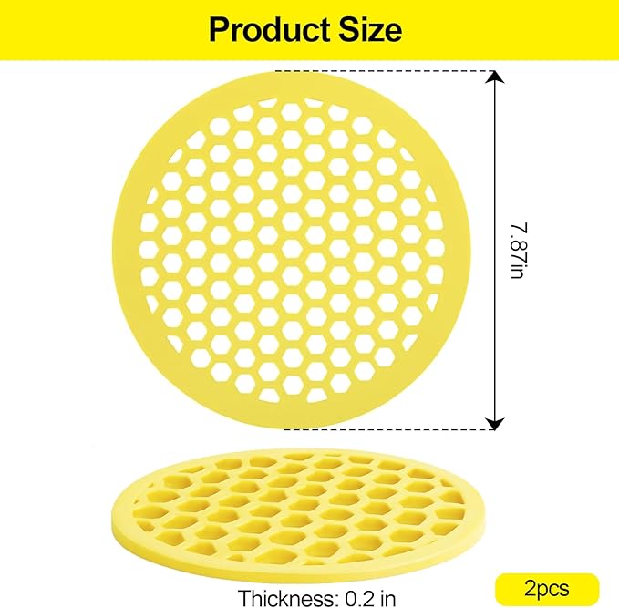 2 Pack Floating Bee Island,Round Floating Bee Watering Station- Butterfly Bee Waterer for Feeding, Bee Bath,Butterfly Feeders for Outdoors