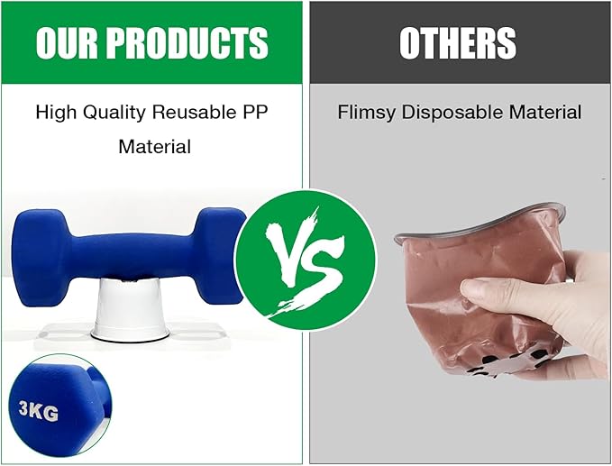 Nursery Pots, 100 Pack 2.8 inch Plastic Plant Pots, Small Flower Pots for Succulents, Seedlings, Flowers, Transplanting（White）